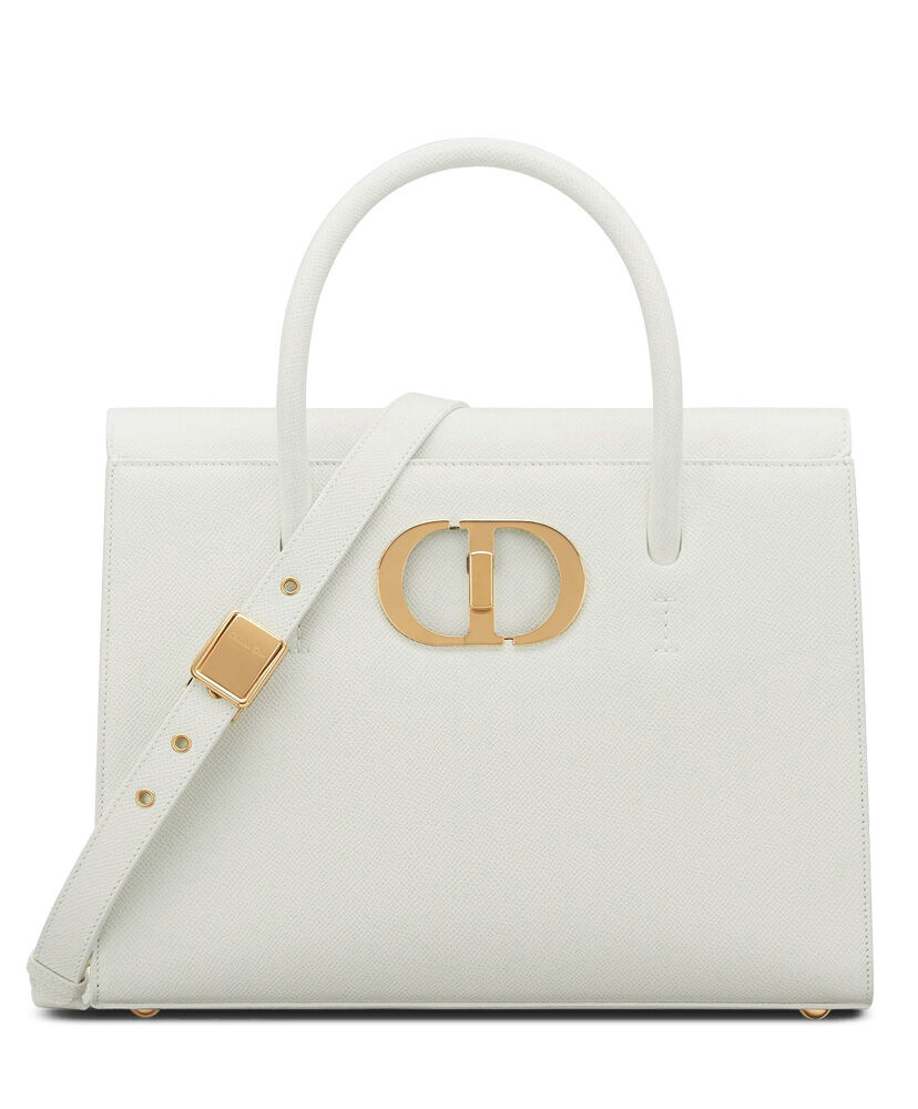 Christian Dior Large St Honore Tote White